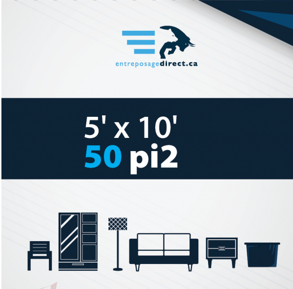 50 pi2 (5' x 10')