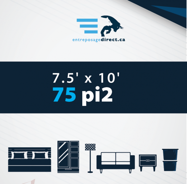 75 pi2 (7.5' x 10')